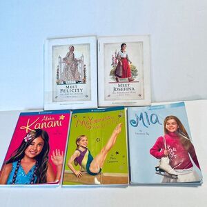 American Girl book bundle‎ of five (5) books. Used in fair condition.